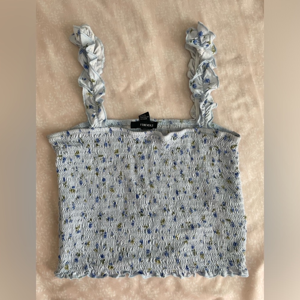 FLORAL CROP TOP